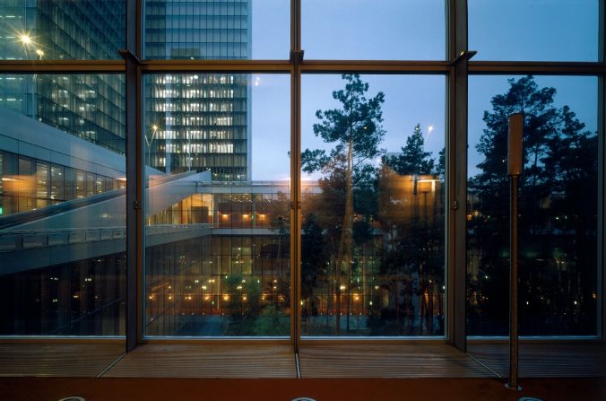 "One almost feels that the garden was there before the building and that the Library somehow protects it," Perrault says.