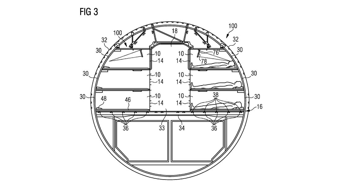 Airbus, the European aircraft manufacturer, filed a patent application with the U.S. government for "sleeping boxes" for coach passengers on its aircraft. 