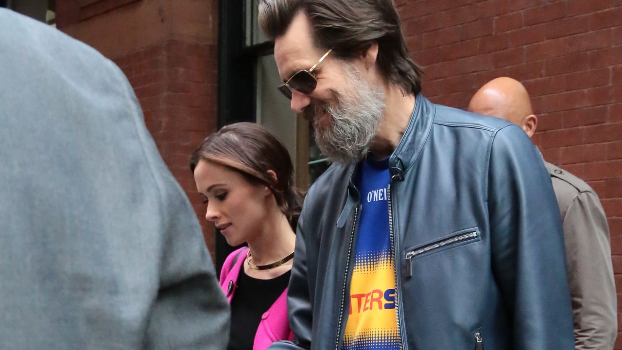 Jim Carrey and Cathriona White, seen here in May, reportedly met in 2012 and dated on and off.