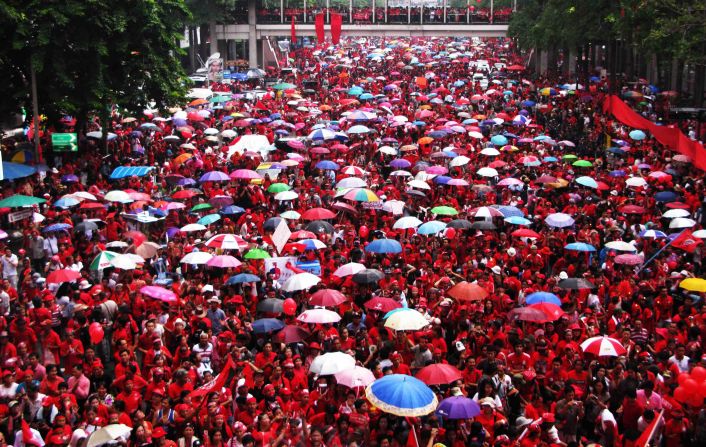 In 2010, Thailand's military crushed a nine-week insurrection in Bangkok by thousands of self-named Red Shirts -- who wore that color while demanding nationwide elections. The clashes left more than 90 people dead on all sides, but mostly Red civilians.