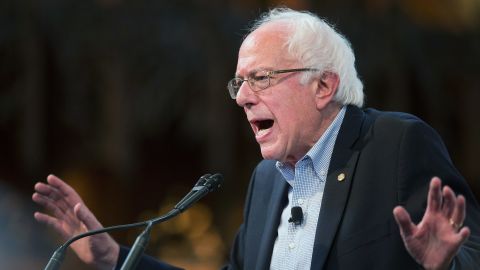 Democratic presidential candidate Senator Bernie Sanders (I-VT) speaks to guests at an event sponsored by Institute of Politics at the University of Chicago on September 28, 2015 in Chicago, Illinois.