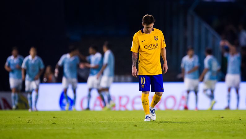 Neither could Barca star Lionel Messi ...