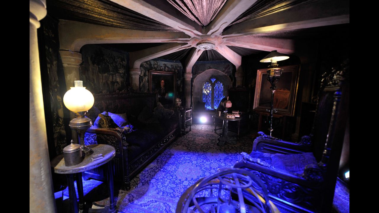 Get a peek inside the office of Professor Albus Dumbledore, headmaster at Hogwarts. 