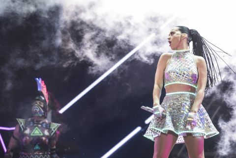 Katy Perry performs at the 2015 Rock in Rio on Sunday, September 27, in Rio de Janeiro. Perry's fashion sense has always been fierce and untamed. Check out some of her wildest ensembles to date.