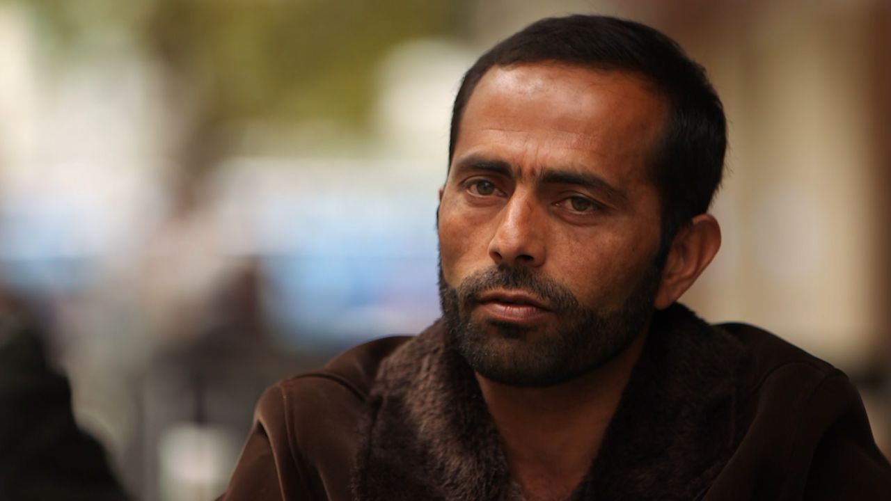 Former Afghan soldier Abdul Wahid Sayeed Khali deserted the army to travel to Europe and seek refuge after the Taliban threatened him and his family.
