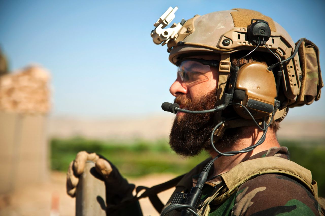 <strong>10. They can grow beards</strong><br /><br />In this photo, a Marine Special Operations team member provides overwatch for Afghan National Army Special Forces to help Afghan Local Police build a checkpoint in Helmand province, Afghanistan, in April 2013.