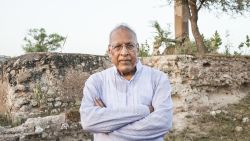 Portrait of Dr. Bhagwati Agrawal. Pahadsar village near Pilani in Rajasthan, India. September 05, 2015.