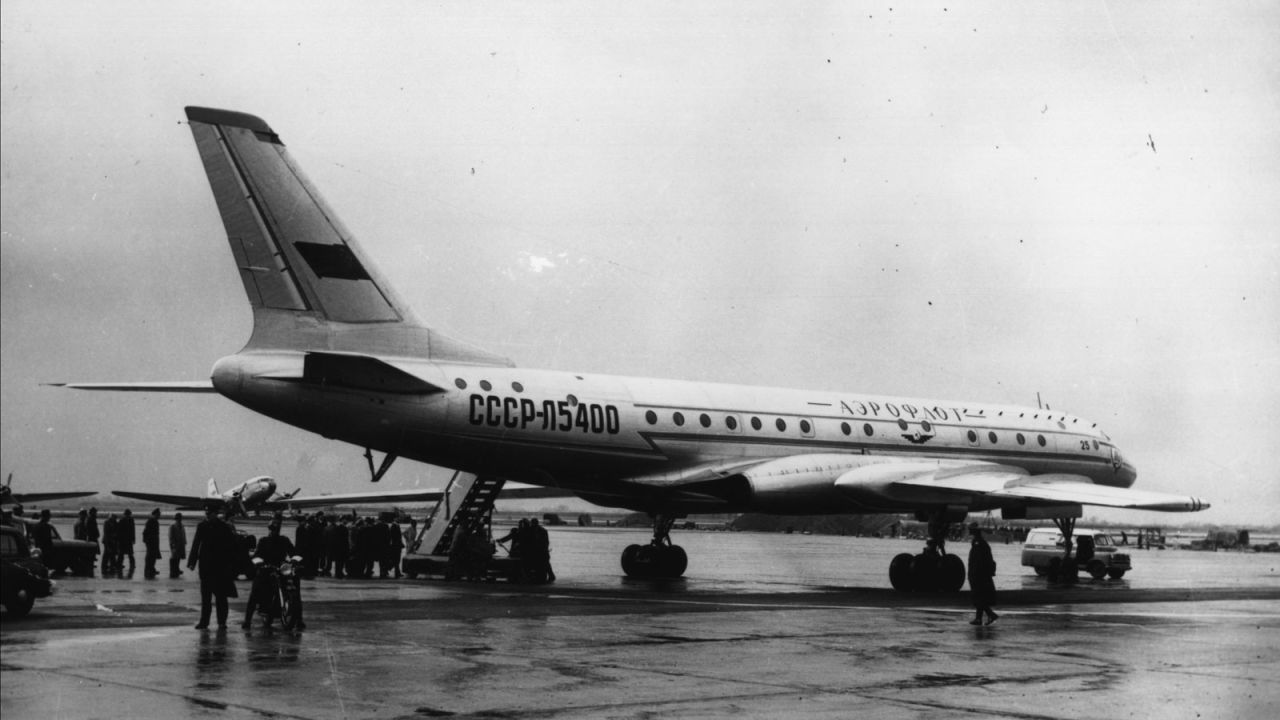 The Tupolev Tu-104 was a workhorse of the Soviet skies from the 1950s to 1970s. It was briefly the world's only operational jet airliner -- something that was a matter of great Soviet pride.