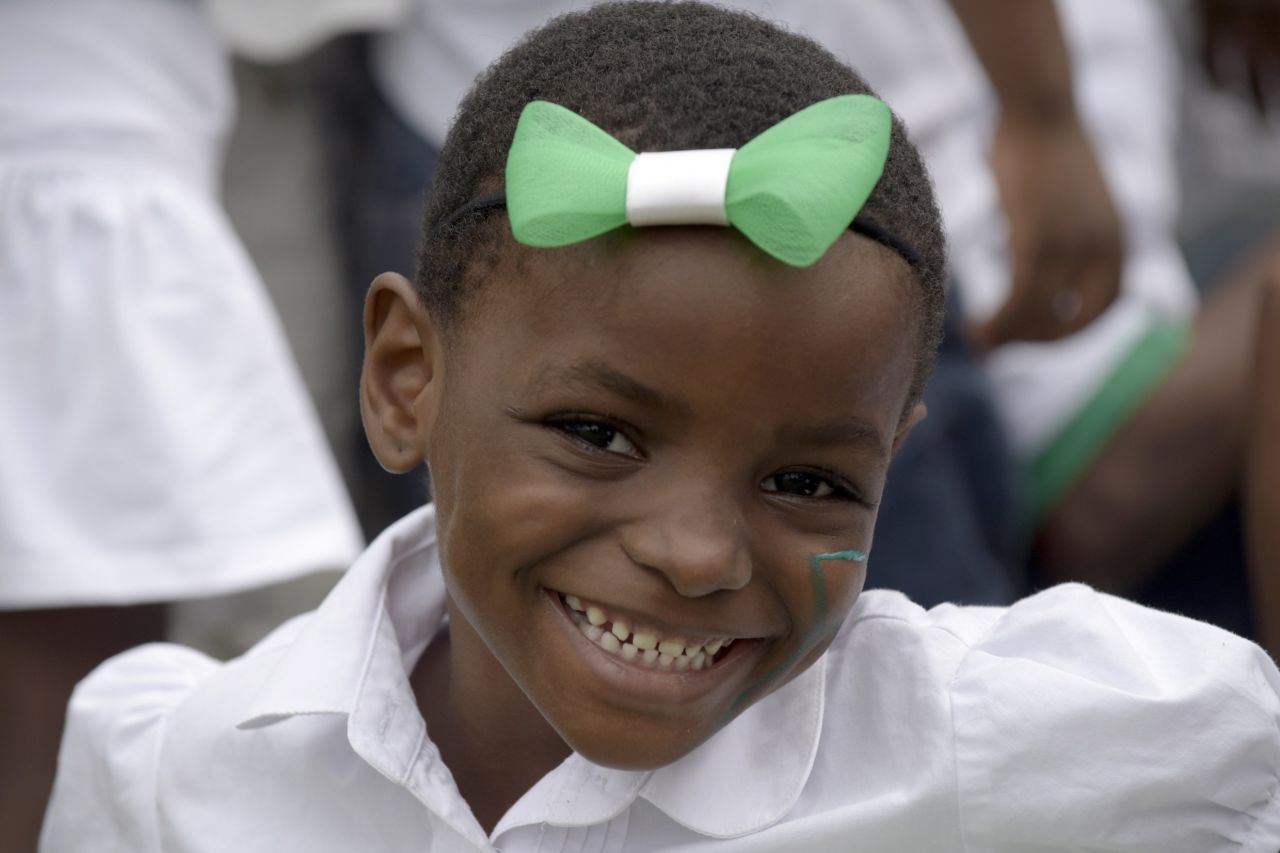 <strong>Smiling and laughing: </strong>More than nine in 10 Nigerians said they'd spent their day smiling or laughing a lot. 