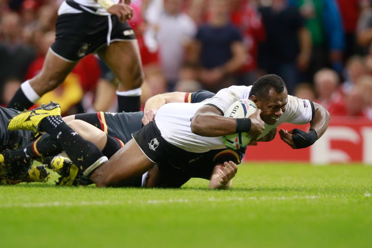Fiji, who shocked Wales 38-34 at the 2007 World Cup, gave the home side a real scare in the second half. A wonderfully worked try finished off by Vereniki Goneva gave Wales the wobbles but it held out to win 23-13.