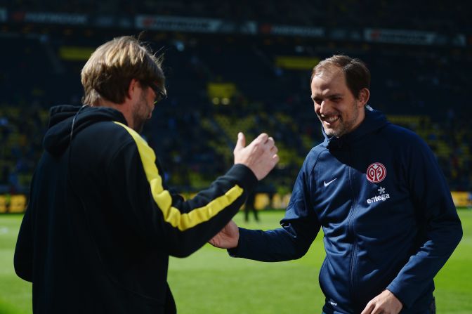 One sabbatical ends, another begins. When Klopp decided to take time out of football following seven years at Dortmund, it paved the way for Tuchel to end his own spell away from the sport. Tuchel enjoyed a productive spell as coach at Mainz -- where he also succeeded Klopp -- and guided the team into the Europa League.