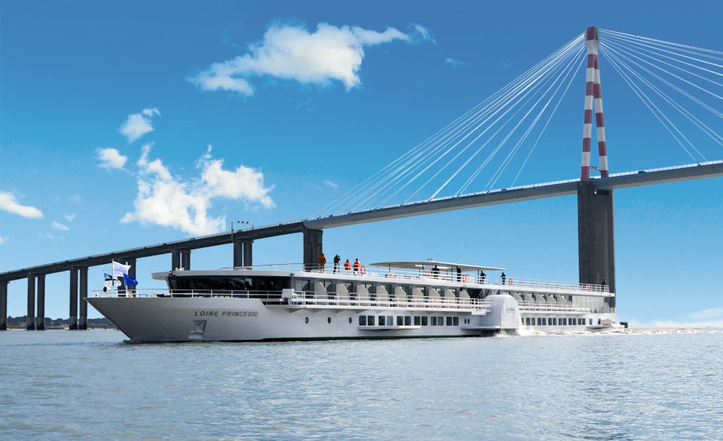 The Loire Princesse,  the sole cruise ship on the Loire, oozes style as it glides down France's longest river. The ship's astonishingly efficient dual-paddlewheel design -- which gives the 90-metre-long ship a draft of just 80 centimeters -- has allowed CroisiEurope to be the first to conquer France's last "wild" river. <br />
