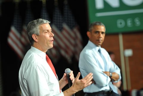 Education Secretary Arne Duncan will step down in December, an administration official said Friday, October 2.