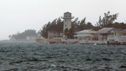 Wind and rain from Hurricane Joaquin affect Nassau, Bahamas, Friday, October 2.