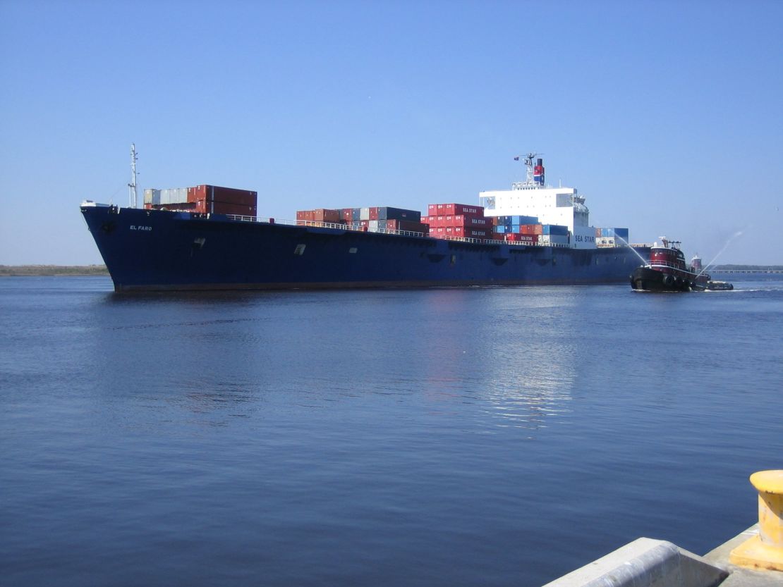 The El Faro: A container ship missing in Hurricane Joaquin.