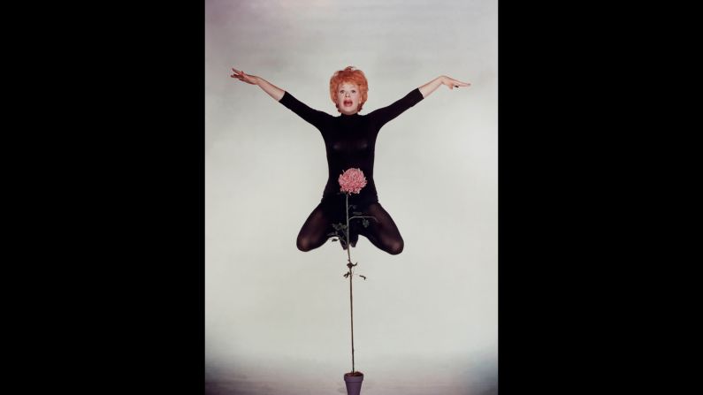 Lucille Ball was at the top of her game when she posed for Halsman. "I Love Lucy" spent much of the 1950s as one of television's top shows, and the comedian became one of America's most beloved performers. She also had a formidable vertical leap.