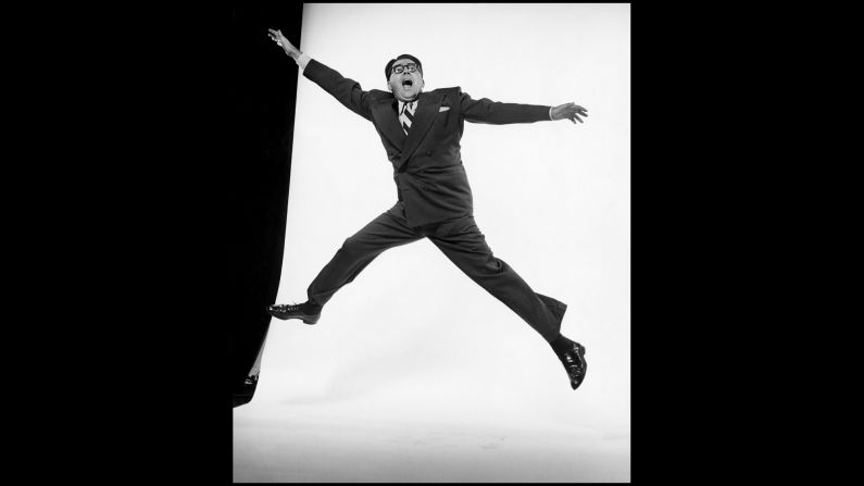 Meredith Willson appears as jubilant -- and maybe as sly -- as Harold Hill, the fast-talking protagonist in his musical "The Music Man." The composer had a varied career that included "It's Beginning to Look a Lot Like Christmas," the University of Iowa fight song, and the music for Charlie Chaplin's "The Great Dictator."