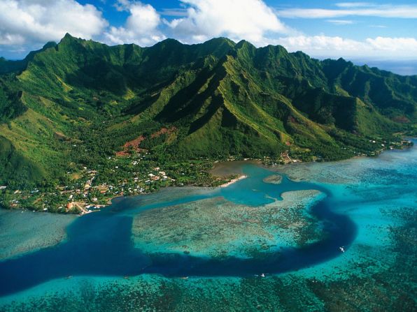 The beautiful green, jagged volcanic mountains of Moorea helped get it onto the ship captains' list of favorite port views. This French Polynesian island paradise is known for its juxtaposition of sandy beaches and dramatic mountain ranges.