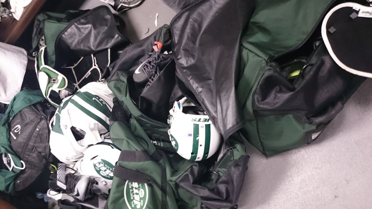 The New York Jets didn't travel light for their trip to Britain. They even brought their own toilet roll.