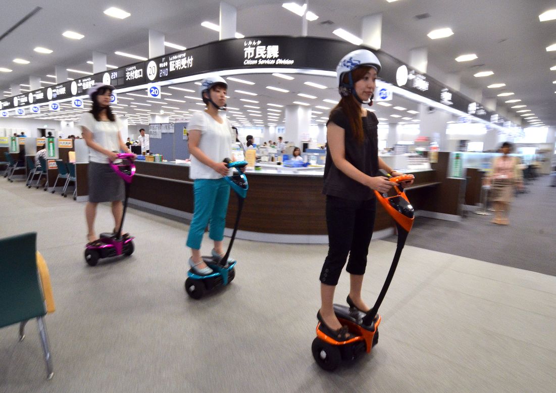 Rival car giant Toyota also wants a slice of the urban mobility pie, and has started trials in the Tokyo suburb of Tsukuba with its Winglet, a Segway-inspired personal mover with self-balancing capabilities.