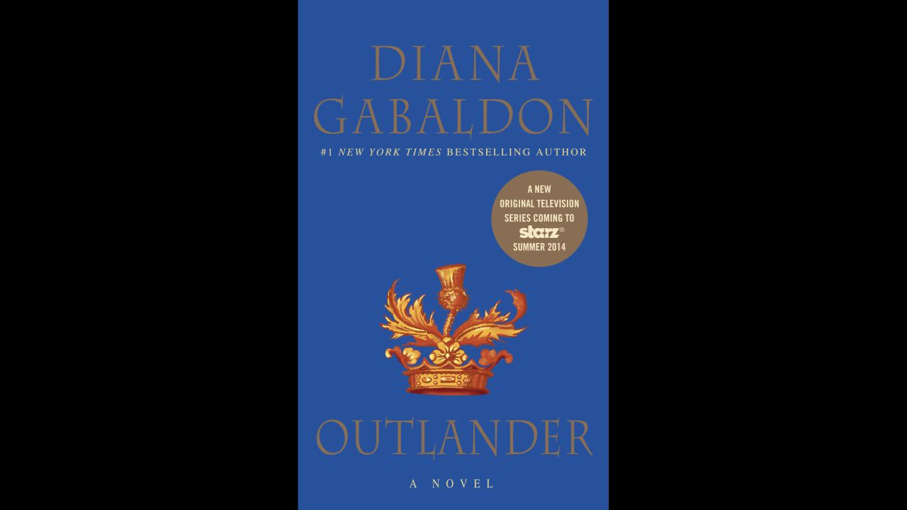 "Outlander" by Diana Gabaldon tells the story of Claire Beauchamp Randall, who is married to one man in the 1900s and traveling through time and falling in love with another man in the 1700s. The historical time travel books are now the basis of a Starz original series.<br /> 
