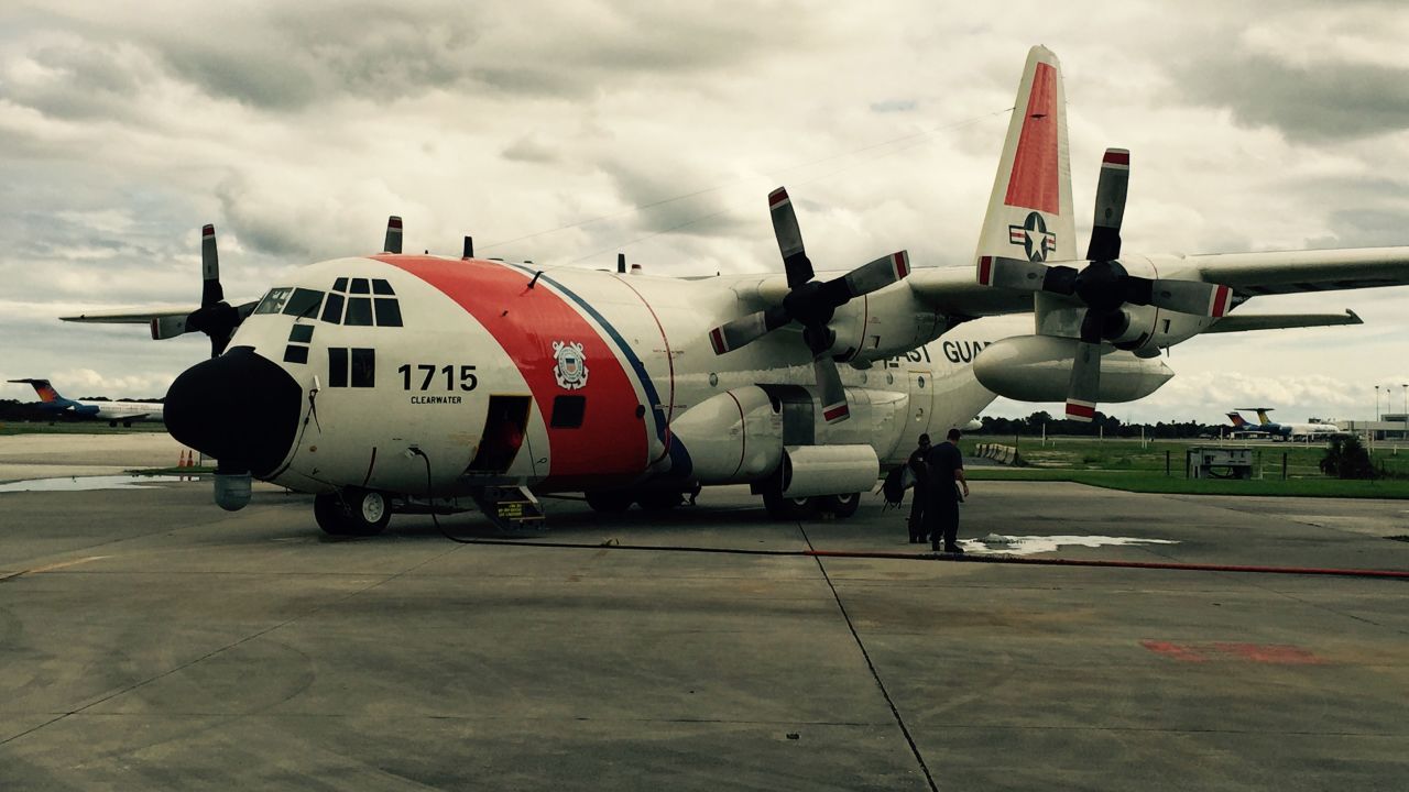 The Lockheed HC-130 that took the CNN crew up is a modified version of the C-130 Hercules transport plane. This model is suited specifically for search-and-rescue missions, whether they be in combat or otherwise. Though Monday's search kept the plane in the air for 10 hours, it landed with more than 15,000 pounds of fuel. A Coast Guard pilot told CNN that in the event of an emergency or change of plans, the plane could have remained in the air several more hours.