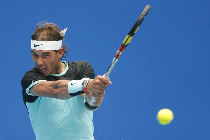 But Nadal, mirroring his season, struggled against Wu Di. At one stage in the second set he lost 11 of 13 points. 
