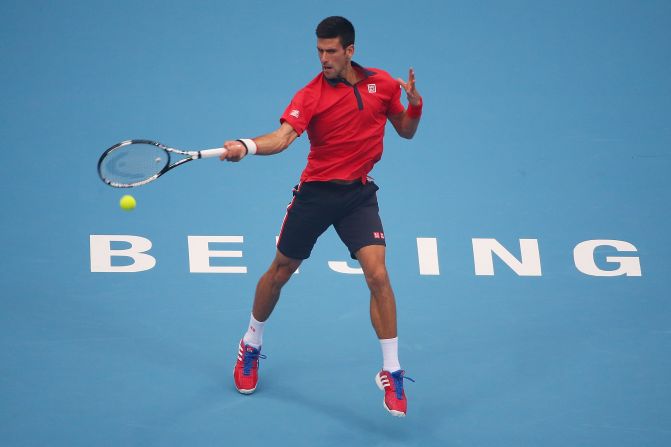 World No. 1 Djokovic, who won three of the four majors in 2015, crushed the flashy Italian Simone Bolelli 6-1 6-1. 