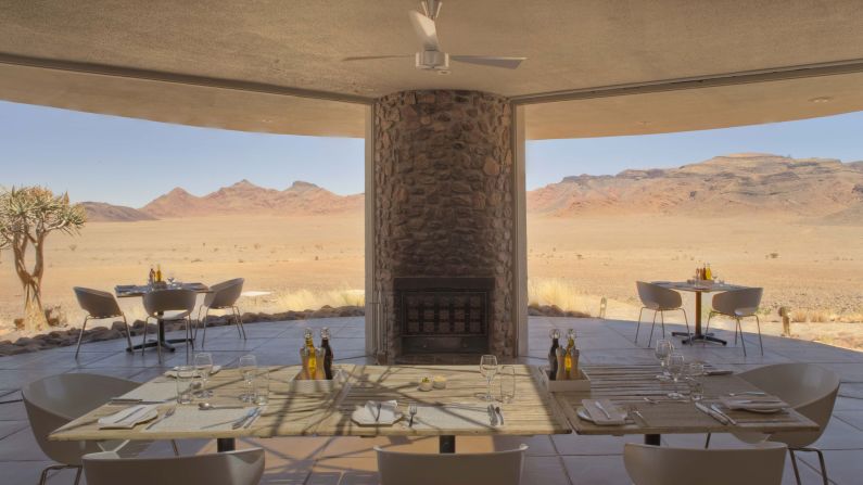 There's a wide selection of lodges around Sossusvlei, but for astronomy buffs, the <a href="index.php?page=&url=http%3A%2F%2Fwww.andbeyond.com%2Fsossusvlei-desert-lodge%2F" target="_blank" target="_blank">andBeyond Sossusvlei Desert Lodge</a> treats the stars as a main attraction. 