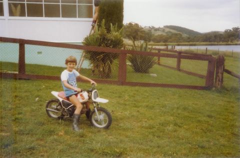 "I loved karting as a youngster," Mark Webber, seen here in 1984, tells CNN. "I wanted to move up and drive something quicker and more challenging." The Australian's childhood dreams led him to a career in Formula One. 