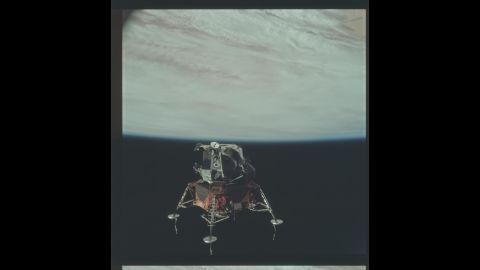 Apollo 9 tested a lunar module above Earth to make sure it was ready to carry astronauts on a future trip to the moon.