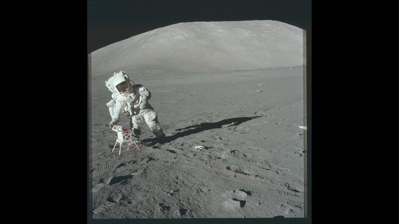 Apollo 17 was the last of the Apollo missions. Humans have not been to the moon since.