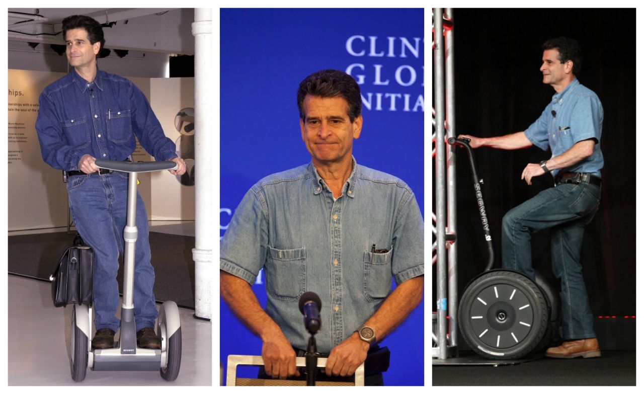 Segway inventor Dean Kamen always wears a denim work outfit. 'I always wear work clothes when I'm working. But if I'm awake, I'm working,' he told The Telegraph in 2008.