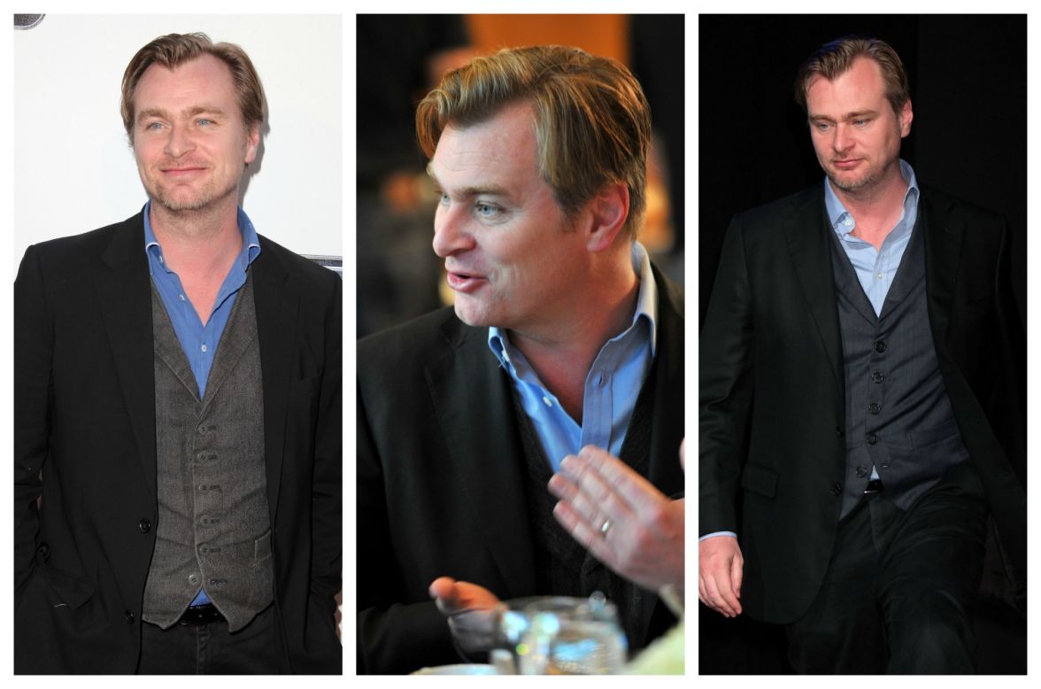 "Interstellar" director Christopher Nolan favors a blue shirt and blazer.   According to a 2014 profile in the New York Times Magazine:  "He long ago decided it was a waste of energy to choose anew what to wear each day."