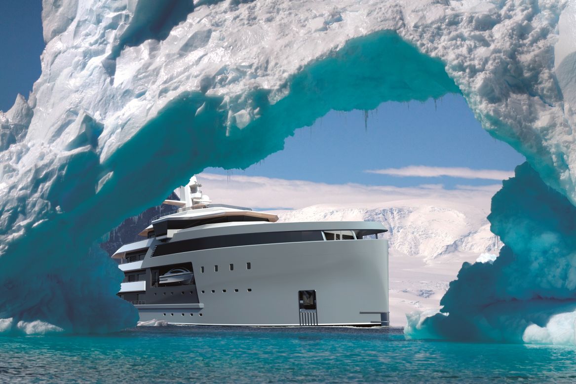 Billionaires who want to escape to the ends of the Earth would need a boat fit for an army; a warship that can sail the seven seas, and in style. Step forward, the SeaXplorer -- the toughest superyacht on the planet.<br />