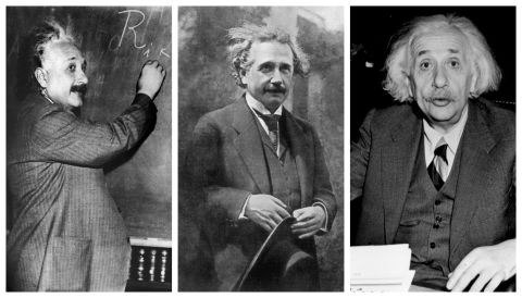 In his later years, Albert Einstein often wore the same gray suit.