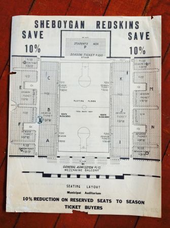 Sheboygan was one of the National Basketball League's top teams until a merger with the Basketball Association of America created the NBA in 1949. The Red Skins lasted just one season in the new competition.