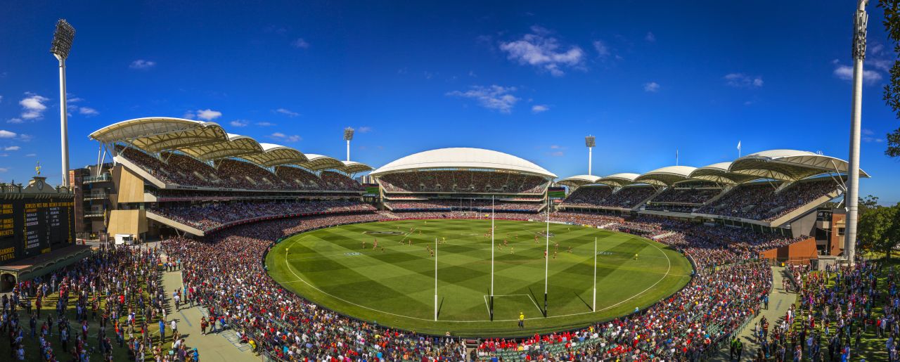 According to COX Architecture firm, The Adelaide Oval is a flexible event venue that is "distinctly South Australian." Aside from being the home to the Adelaide Football Club, the Oval hosts other entertainment, social activities and sporting events year round.