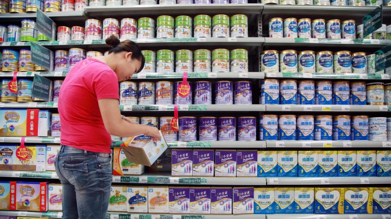 The first infant formula wasn't created until 1867. It was a liquid mixture of cow's milk and wheat and malt flour, cooked with potassium and called the "perfect infant food." By the late 1800s infant formulas were marketed, and in 1951 the first nonpowder formulas were introduced, and shortly thereafter formula became more popular than breast-feeding.
