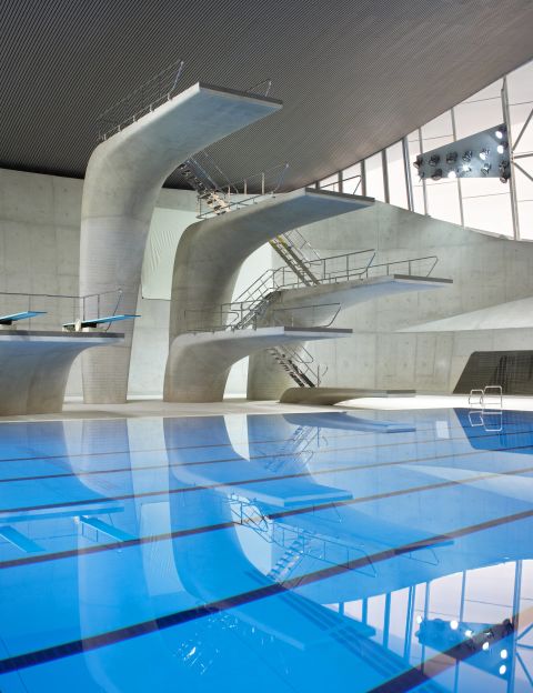 "It's hard to say how much a building can contribute to an athlete's performance, but it was undeniably a unique facility for the London Olympics. It made the athletes relaxed, inspired and able to perform to their best," says project director Jim Heverin. 10 athletes, including Michael Phelps, set new world records at the facility.