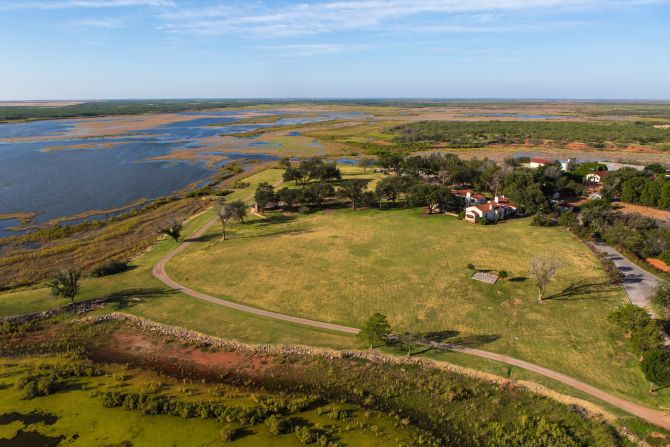 Waggoner is the largest single-fenced ranch in the United States. 