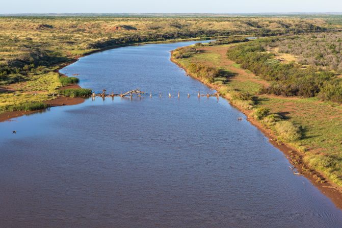 There is enough water in one lake alone on the property to source the 105,000-strong population of nearby Wichita Falls.