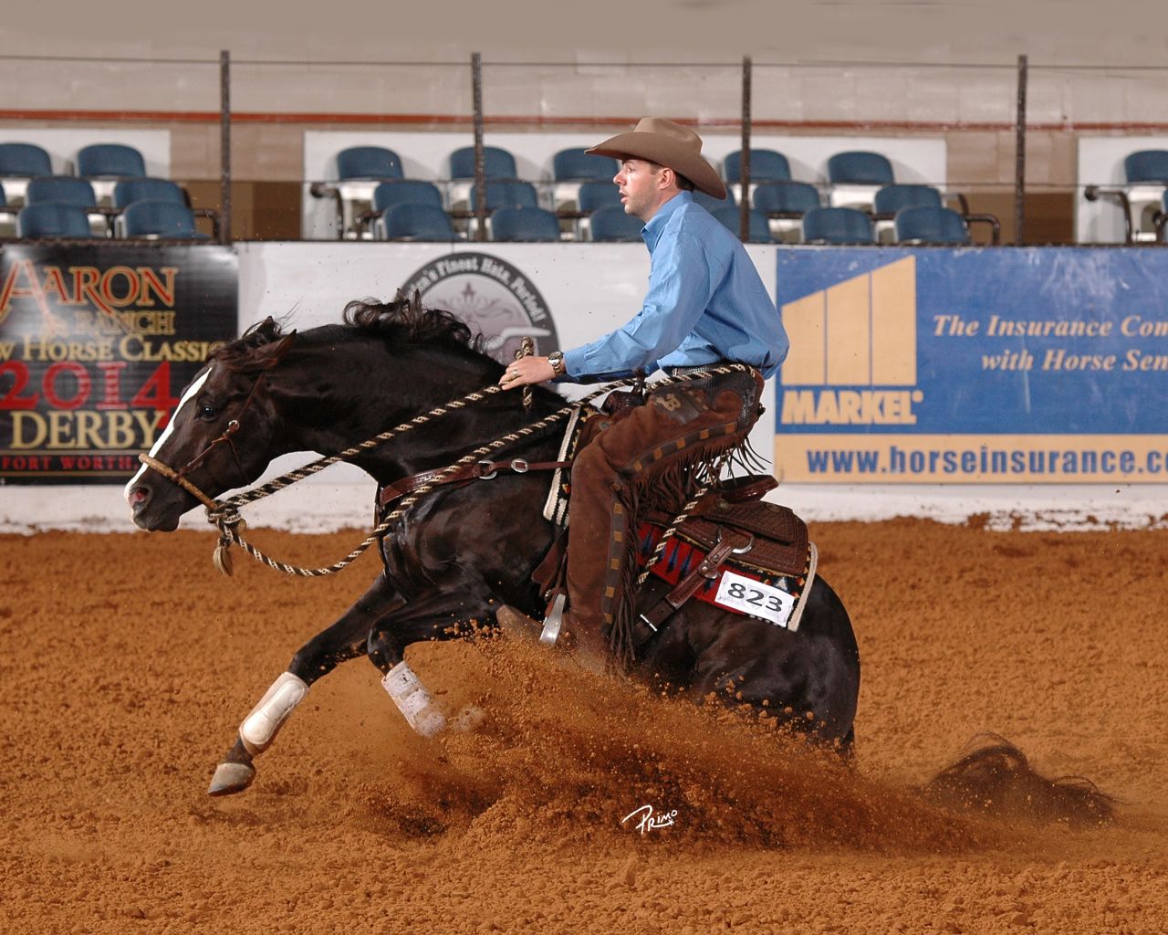 Waggoner Ranch is no stranger to horse play of all kinds from reining ...