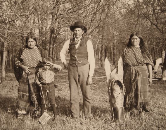 Famed Comanche chief Quanah Parker has also been pictured on the ranch during its rich history.