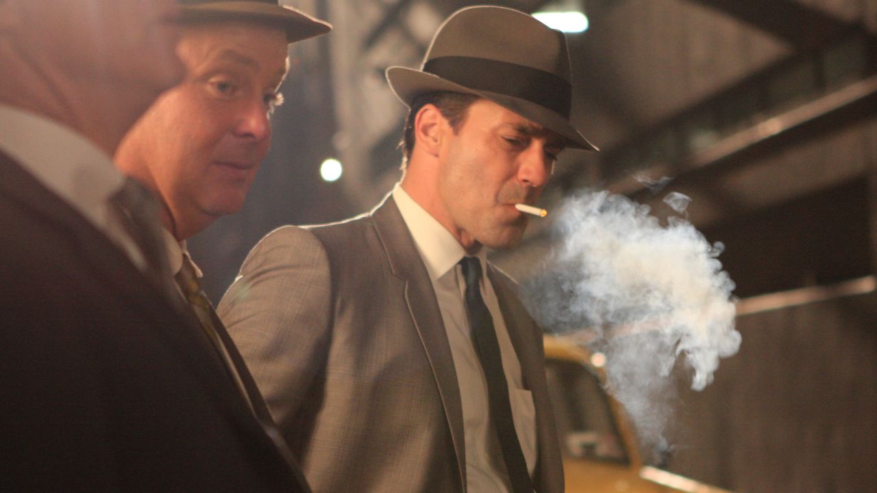 Once upon a time everyone in America seemed to smoke, as portrayed in shows like "Mad Men." 