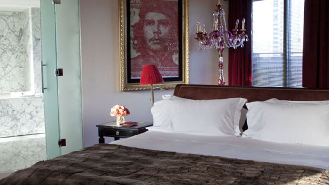 Fancy suites at Faena Hotel.