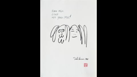 <a href="http://www.beatlesbible.com/1966/11/07/john-lennon-meets-yoko-ono/" target="_blank" target="_blank">John met Yoko in November 1966</a> at the Indica, a London gallery where Ono was exhibiting her work. Lennon was particularly impressed by a piece in which the visitor climbed a ladder and looked through a magnifying glass at a painting. On it was a word in tiny letters: "Yes." "So it was positive. I felt relieved," Lennon recalled later. 