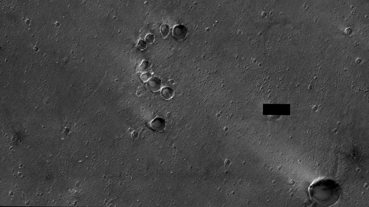 "The Martian" used actual locations on Mars for the landing sites for its Ares 3 and Ares 4 missions. The landing site for Ares 3 -- on a Martian plain named Acidalia Planitia -- is shown in this photo. For Watney, Acidalia Planitia is within driving distance of where NASA's Mars Pathfinder, with its Sojourner rover, landed in 1997.