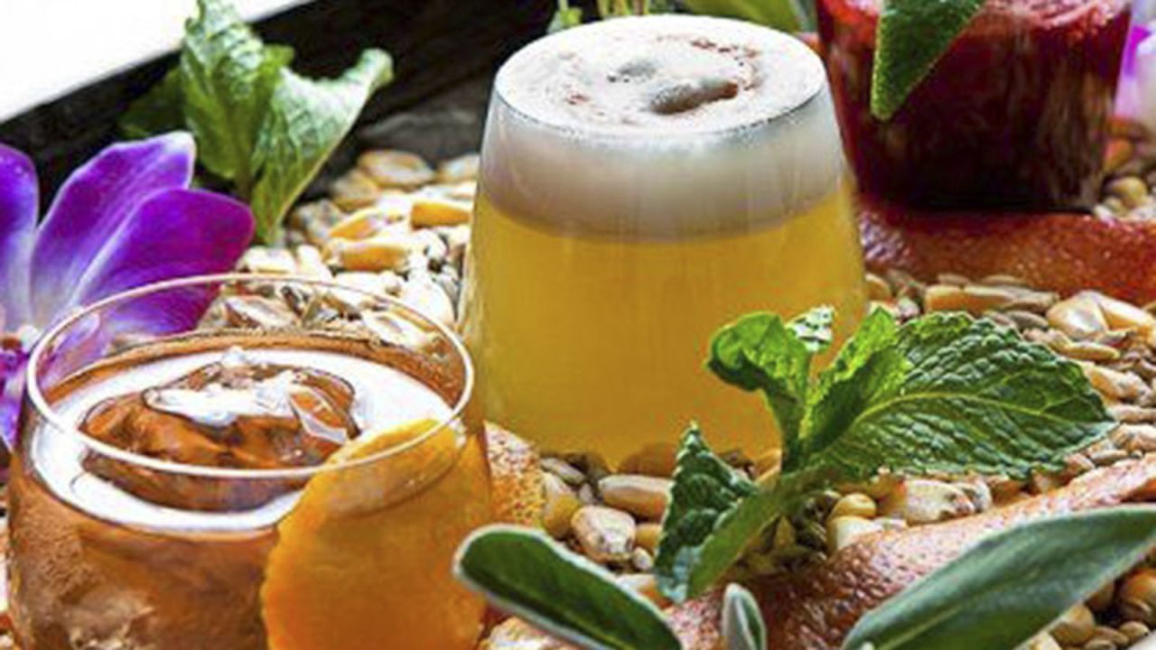 Warning: the drinks at Aviary might make you feel under-dressed.