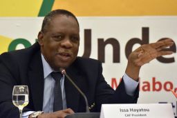 Hayatou says he will not stand in the FIFA presidential election in February